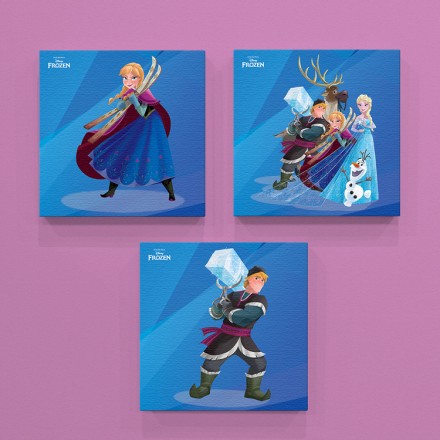 Oι χαρακτήρες του Frozen! Mini Set Πίνακας