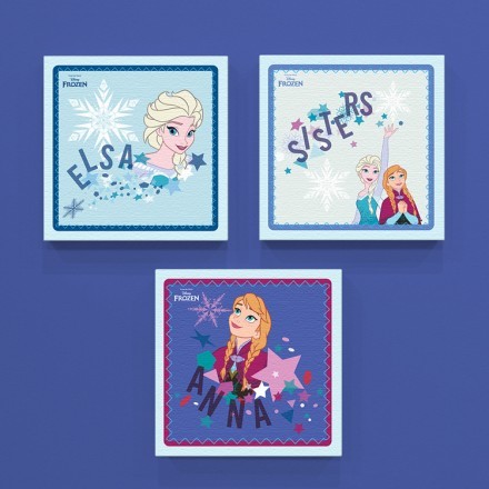 Οι αδερφές Άννα και Έλσα, Frozen! Mini Set Πίνακας