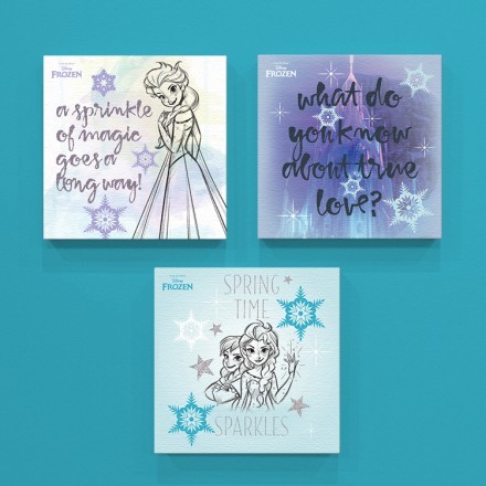 Spring time sparkles, Frozen Mini Set Πίνακας