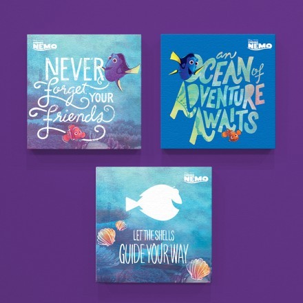 Finding Dory quotes! Mini Set Πίνακας