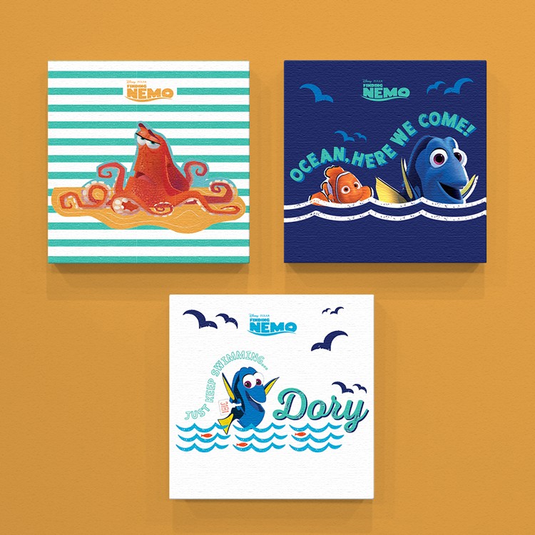 Mini Set Πίνακας Ωκεανέ σου ερχόμαστε, Finding Dory!