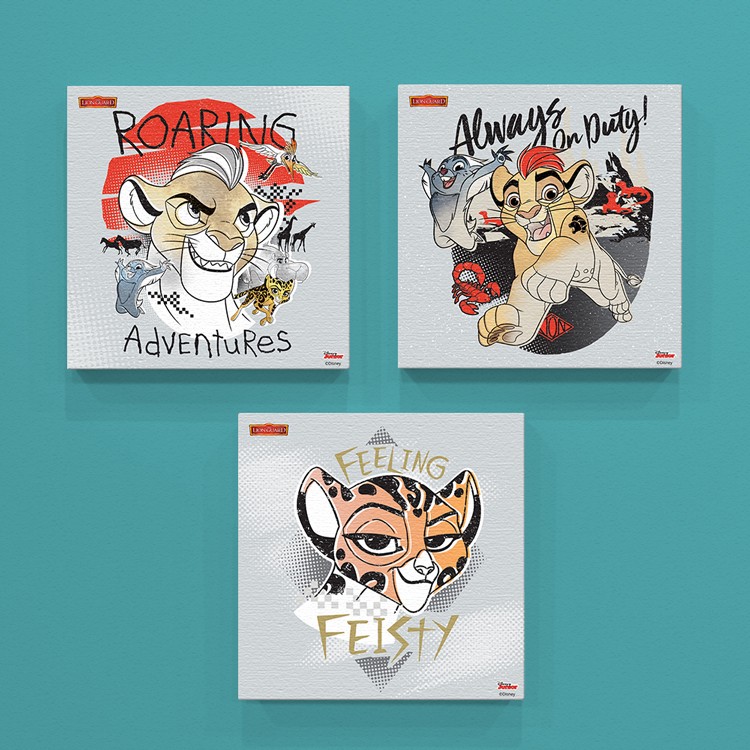 Mini Set Πίνακας Πάντα στο καθήκον, Lion guard!