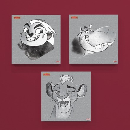 Kion, Bunga and Beshte, Lion Guard! Mini Set Πίνακας