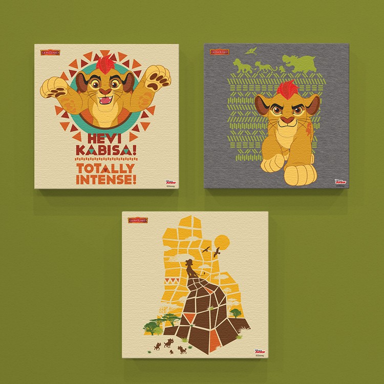 Mini Set Πίνακας Hevi Kabisa, Lion guard!