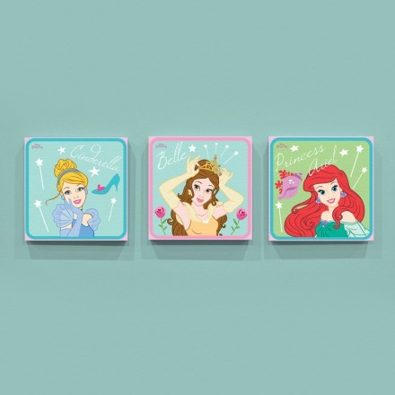 Cinderella, Belle and Ariel