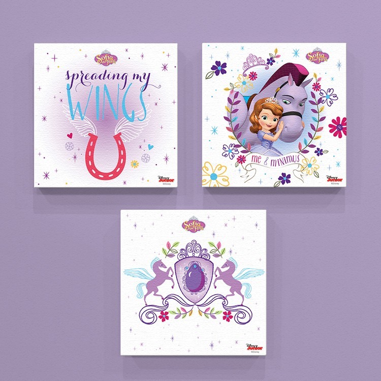 Mini Set Πίνακας Spreading my wings, Sofia the First