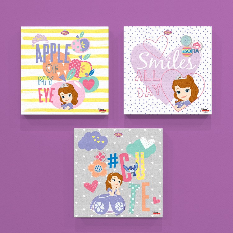 Mini Set Πίνακας Apple of my life, Sofia the First!