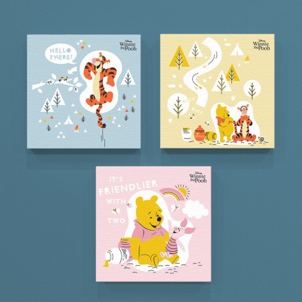It is friendlier with two, Winnie the Pooh! Mini Set Πίνακας