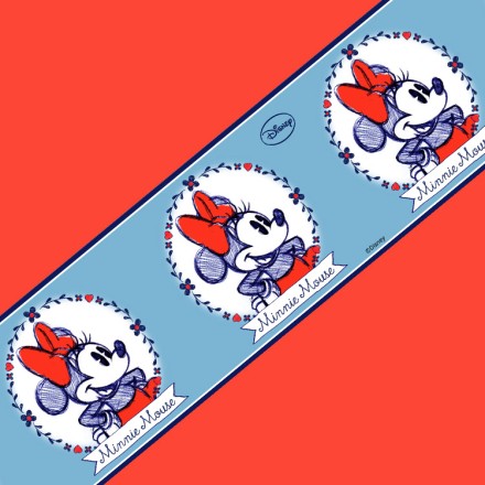 Σχέδιο της Minnie Mouse με στυλό! Μπορντούρα