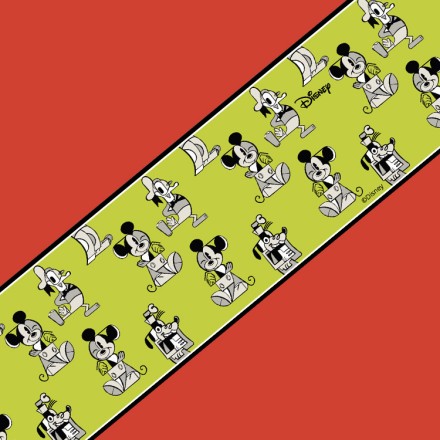 Κίτρινο αφηρημένο μοτίβο, Mickey Mouse Μπορντούρα