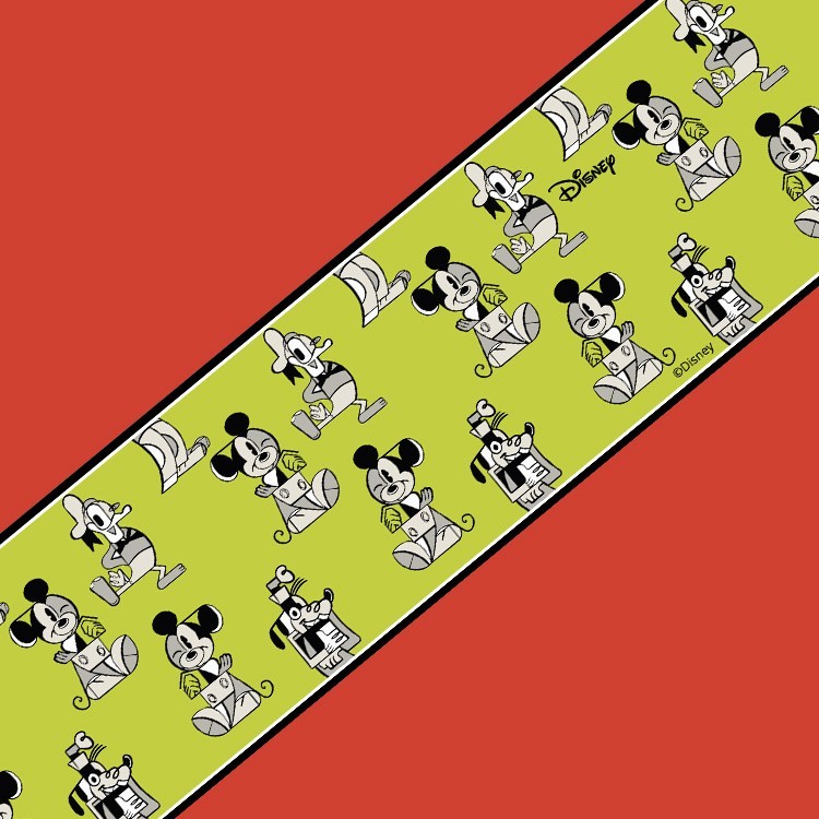 Μπορντούρα Κίτρινο αφηρημένο μοτίβο, Mickey Mouse