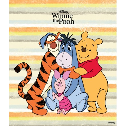 Winnie's hugs with his Friends