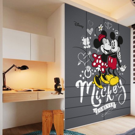 Για πάντα Mickey Mouse Αυτοκόλλητο Ντουλάπας