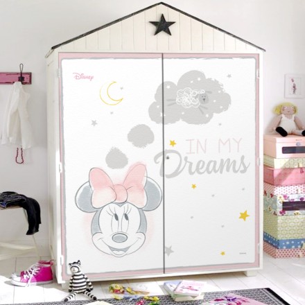 In my dreams, Minnie Mouse Αυτοκόλλητο Ντουλάπας