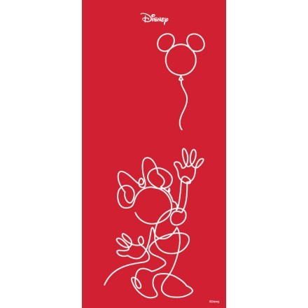 Minnie Mouse with balloon
