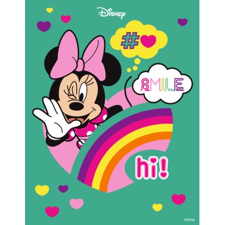 Minnie smiles