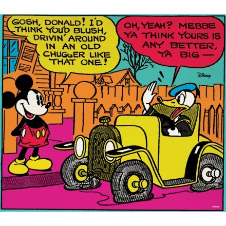 O Donald στο αμάξι, Mickey Mouse