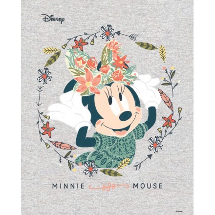 H Minnie σε στεφάνι με λουλούδια, Mickey Mouse