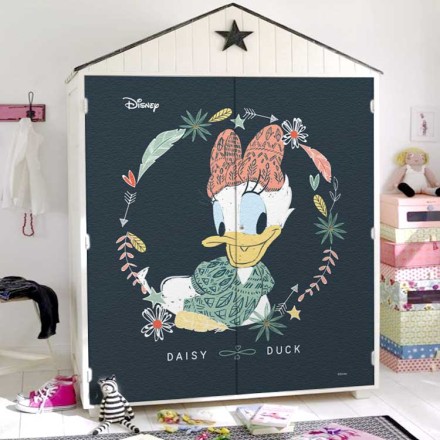 Η Daisy μέσα στα λουλούδια, Daisy duck Αυτοκόλλητο Ντουλάπας
