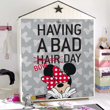Having a bad bow day, Minnie Mouse Αυτοκόλλητο Ντουλάπας
