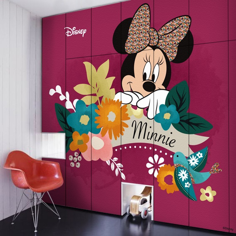 Αυτοκόλλητο Ντουλάπας Γεια σου Minnie Mouse!