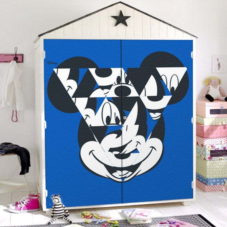 Αυτοκόλλητο Ντουλάπας Πρόσωπο του Mickey Mouse