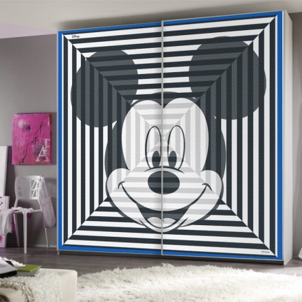 Mickey Mouse face!!! Αυτοκόλλητο Ντουλάπας