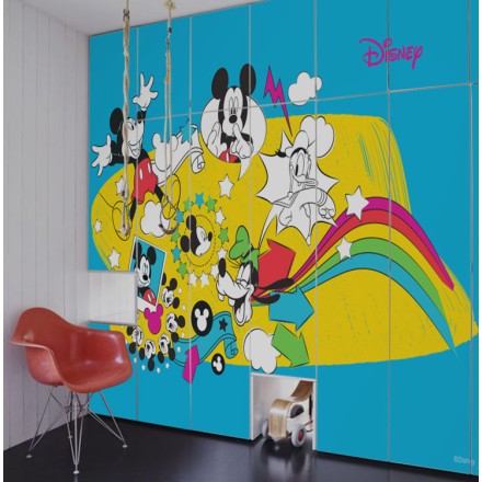Οι φίλοι του Mickey Mouse! Αυτοκόλλητο Ντουλάπας