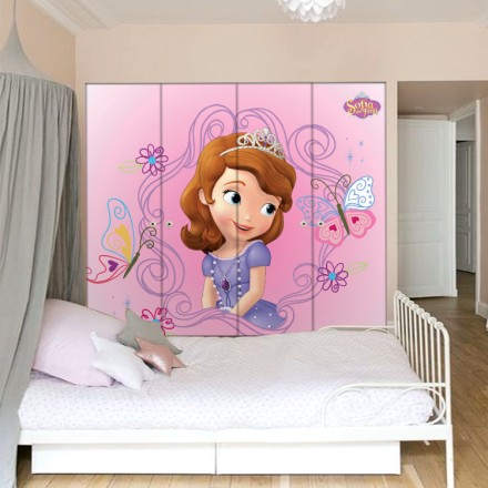 Sofia the first! Αυτοκόλλητο Ντουλάπας