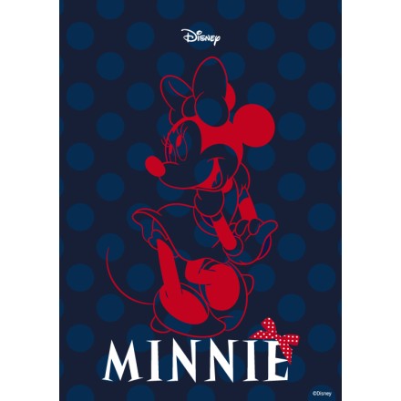 Η Minnie σε μπλε φόντο!