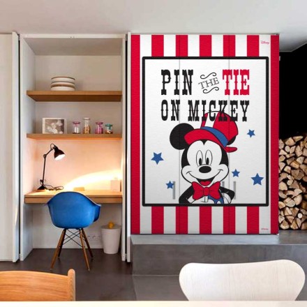 Πέρασε τη γραβάτα στο Mickey, Mickey Mouse Αυτοκόλλητο Ντουλάπας