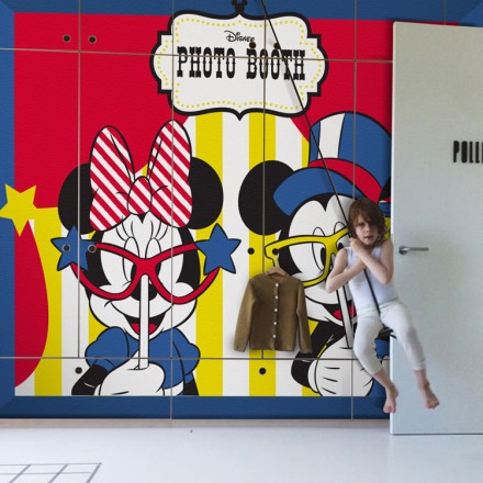 Photo Booth, Mickey Mouse Αυτοκόλλητο Ντουλάπας