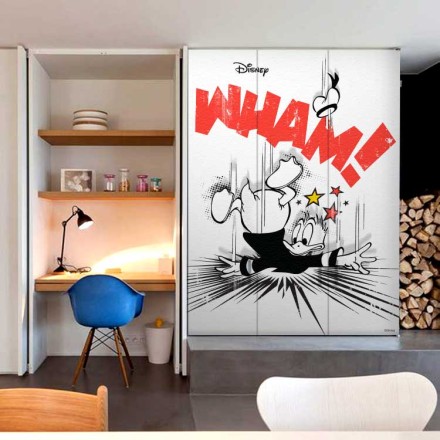 Wham! Donald Duck Αυτοκόλλητο Ντουλάπας