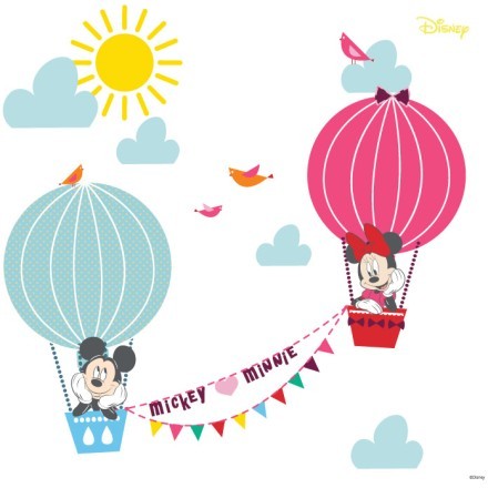 Ο Mickey και η Minnie σε αερόστατο!