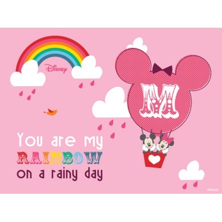 You are my rainbow in a rainy day, Mickey and Minnie