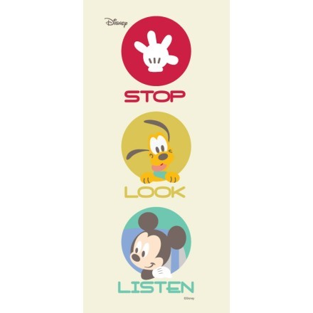 Stop , Look, Listen Mickey & Pluto