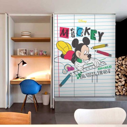 Mickey rules! Mickey Mouse Αυτοκόλλητο Ντουλάπας
