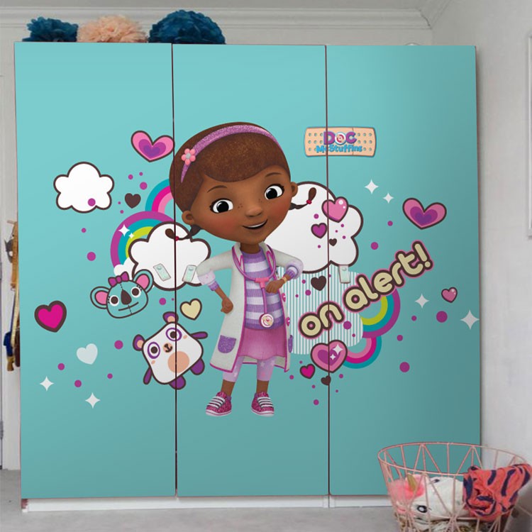 Αυτοκόλλητο Ντουλάπας On alert, Doc McStuffins