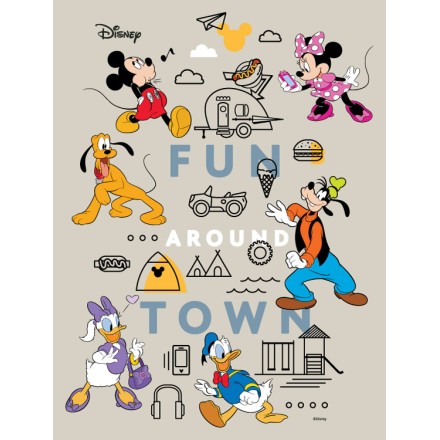 Fun around town, Mickey
