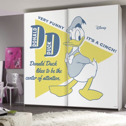Very funny , Donald Duck Αυτοκόλλητο Ντουλάπας
