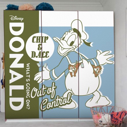 Cut of control, Donald Duck Αυτοκόλλητο Ντουλάπας