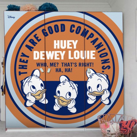 Huey, Dewey, and Louie Duck Αυτοκόλλητο Ντουλάπας