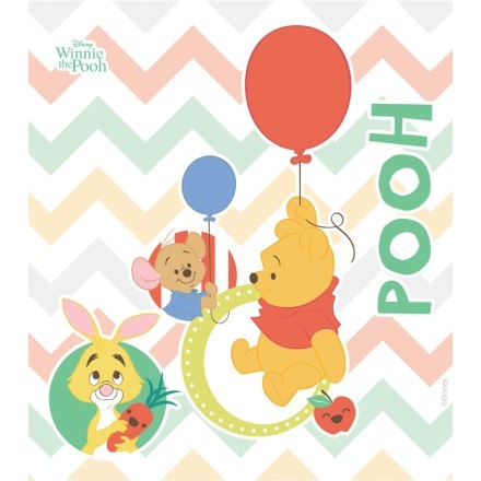 Winnie the Pooh & friends with balloons