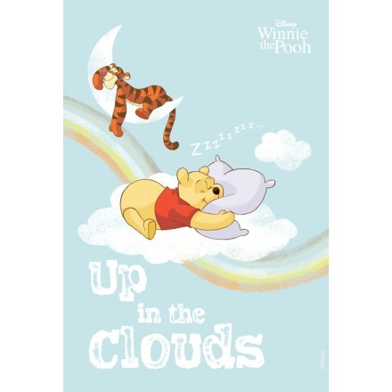 Up to clouds, Winnie the Pooh