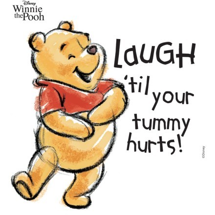 Γέλα μέχρι να πονέσει η κοιλιά σου, Winnie the Pooh