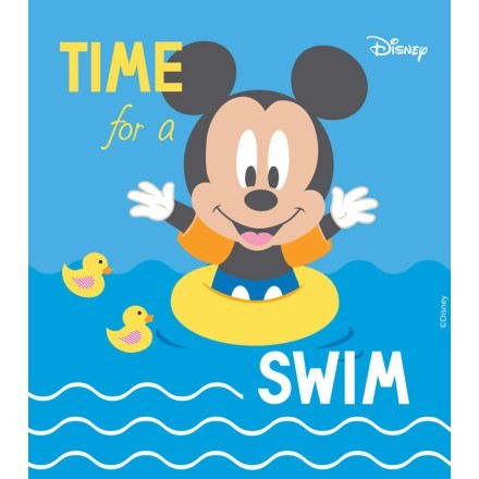 Time for a swim, Mickey Mouse