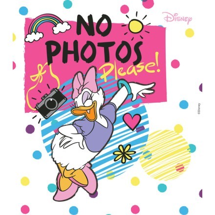 No photos please, Daisy Duck