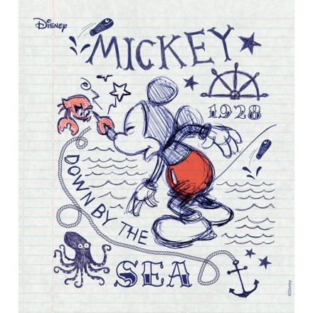 Down by the sea, Mickey Mouse!