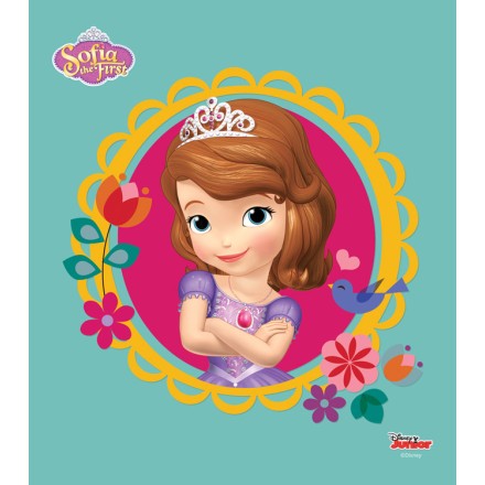 Sofia the first in flowers