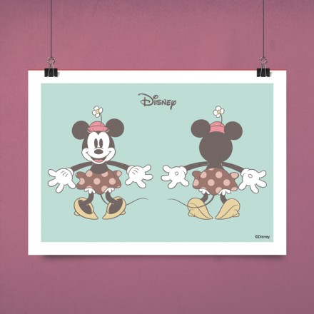 Front-Back, Minnie Mouse! Πόστερ